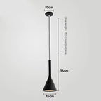 Modern Led Pendant Lights Black White Kitchen Island Fixtures Bedroom Table Dining Room Hanging Lamp Lampshade Home Chandeliers