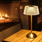 Rechargeable LED Night Light Touch Bedroom Night Lamp Bedroom Study Bedside Atmosphere Decoration Glass LED Table Lamps