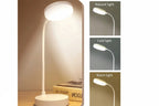 Portable LED Desk Lamp USB Plug Battery Powered 3 Color Stepless Dimming Eye Protection Light for Bedroom Bedside Study