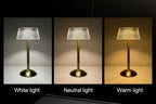 Rechargeable LED Night Light Touch Bedroom Night Lamp Bedroom Study Bedside Atmosphere Decoration Glass LED Table Lamps