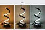 LED Night Light Spiral Table Lamp Modern Bedside Lamps Dimmable Night Lamp Office Living Room Bedroom Decoration Night Lights