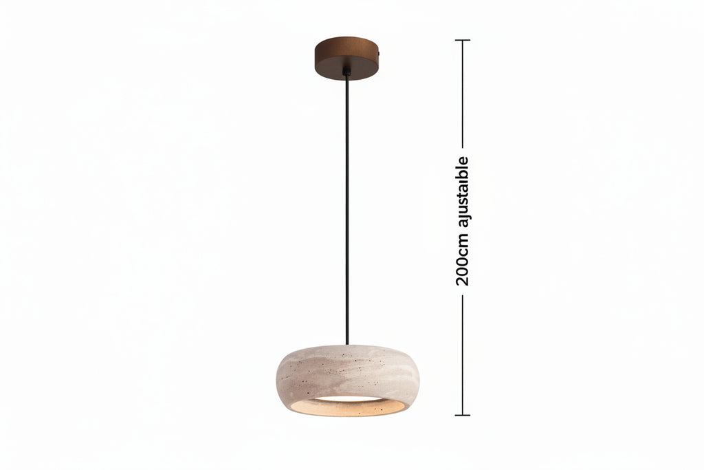 Wabi Sabi Style Retro Yellow Cave Stone Background Light Homestay Study Restaurant Bar Counter Bedroom Bedside Pendant Light