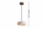 Wabi Sabi Style Retro Yellow Cave Stone Background Light Homestay Study Restaurant Bar Counter Bedroom Bedside Pendant Light