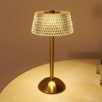 Rechargeable LED Night Light Touch Bedroom Night Lamp Bedroom Study Bedside Atmosphere Decoration Glass LED Table Lamps