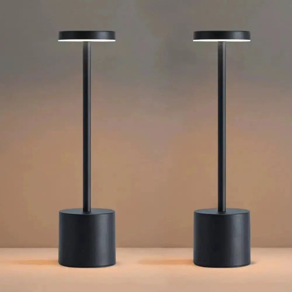 Portable LED Cordless Touch Table Lamps Rechargeable Desk Lamp 3Colors Adjustable Bedside Creative Ambient Light for Room Decor