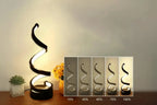 LED Night Light Spiral Table Lamp Modern Bedside Lamps Dimmable Night Lamp Office Living Room Bedroom Decoration Night Lights