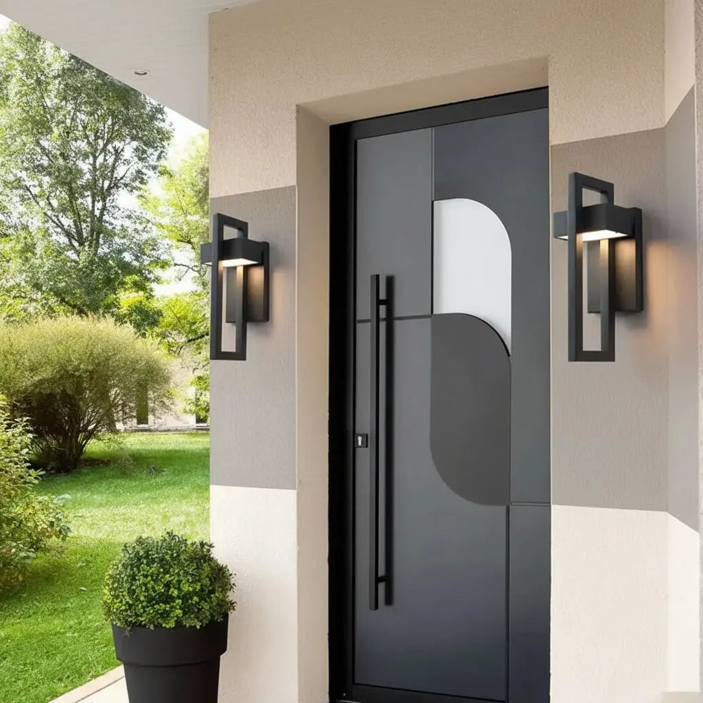 Waterproof Outdoor LED Wall Lighting Retro Vintage Black Color 10W for Garden Porch Sconce Street Light 96V220V Sconce Luminaire