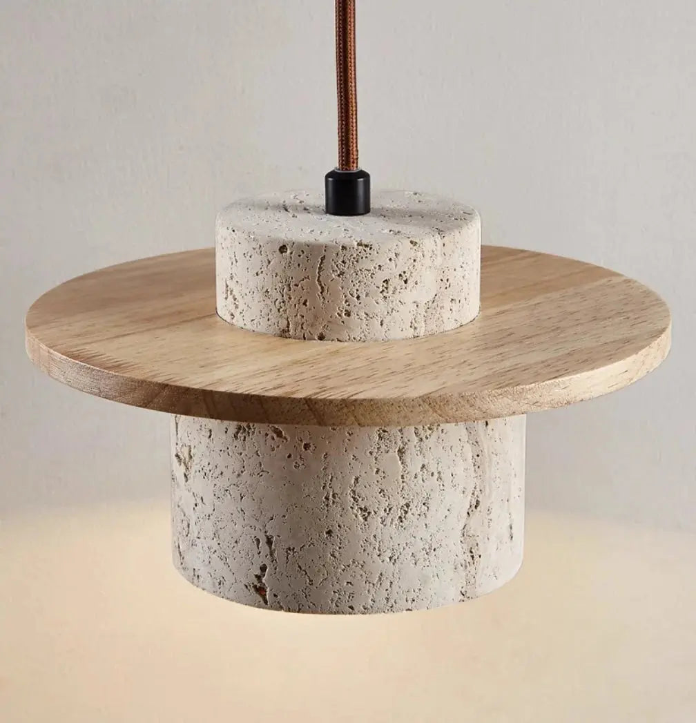Travertine Pendant Light for Natural Luxury - Stoneglow