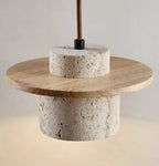 Travertine Pendant Light for Natural Luxury - Stoneglow