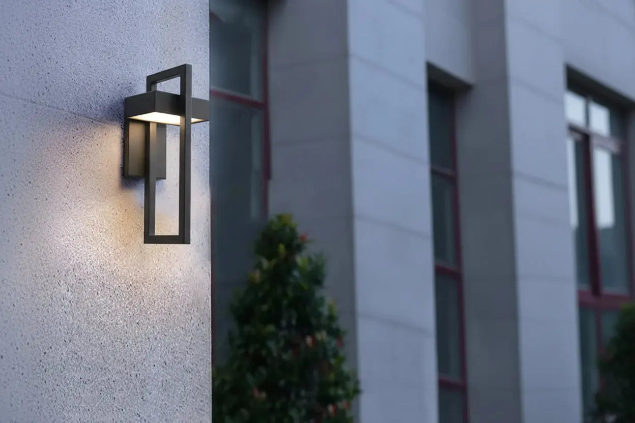 Waterproof Outdoor LED Wall Lighting Retro Vintage Black Color 10W for Garden Porch Sconce Street Light 96V220V Sconce Luminaire