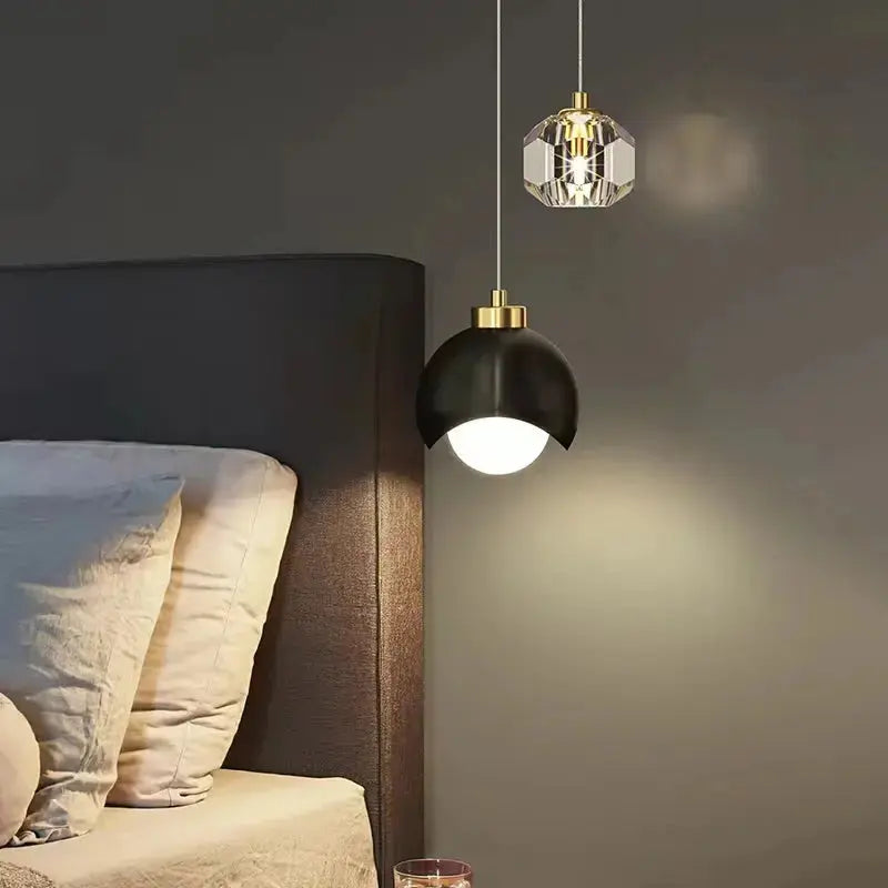 Lampe suspendue duo cristal Lux&Light