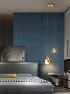 Lampe suspendue duo cristal Lux&Light