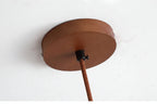 Lampe suspendue pierre et bois Lux&Light