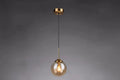 Modern Luxury Metal Chandelier Nordic Creative LED Glass Pendant Lamp Living Room Dining Room Bedside Simple Small Hanging Lamp