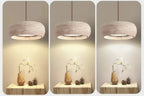 Wabi Sabi Style Retro Yellow Cave Stone Background Light Homestay Study Restaurant Bar Counter Bedroom Bedside Pendant Light