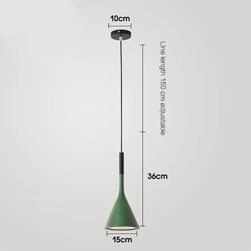 Modern Led Pendant Lights Black White Kitchen Island Fixtures Bedroom Table Dining Room Hanging Lamp Lampshade Home Chandeliers