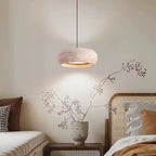 Wabi Sabi Style Retro Yellow Cave Stone Background Light Homestay Study Restaurant Bar Counter Bedroom Bedside Pendant Light