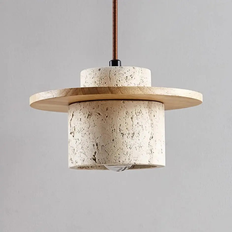 Travertine Pendant Light for Natural Luxury - Stoneglow