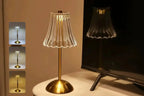 Vintage Crystal LED Desk Lamp, USB Charging, Suitable for Bedrooms and Living Rooms, Easily Creating a Warm Atmosphere