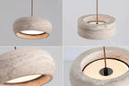 Wabi Sabi Style Retro Yellow Cave Stone Background Light Homestay Study Restaurant Bar Counter Bedroom Bedside Pendant Light