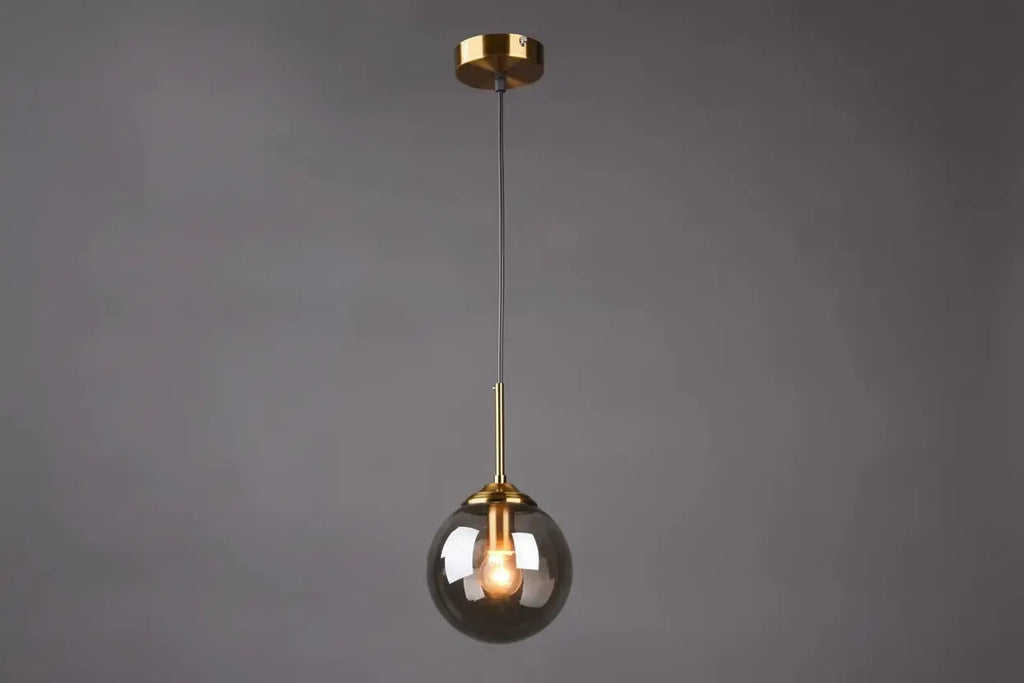 Modern Luxury Metal Chandelier Nordic Creative LED Glass Pendant Lamp Living Room Dining Room Bedside Simple Small Hanging Lamp