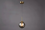 Modern Luxury Metal Chandelier Nordic Creative LED Glass Pendant Lamp Living Room Dining Room Bedside Simple Small Hanging Lamp
